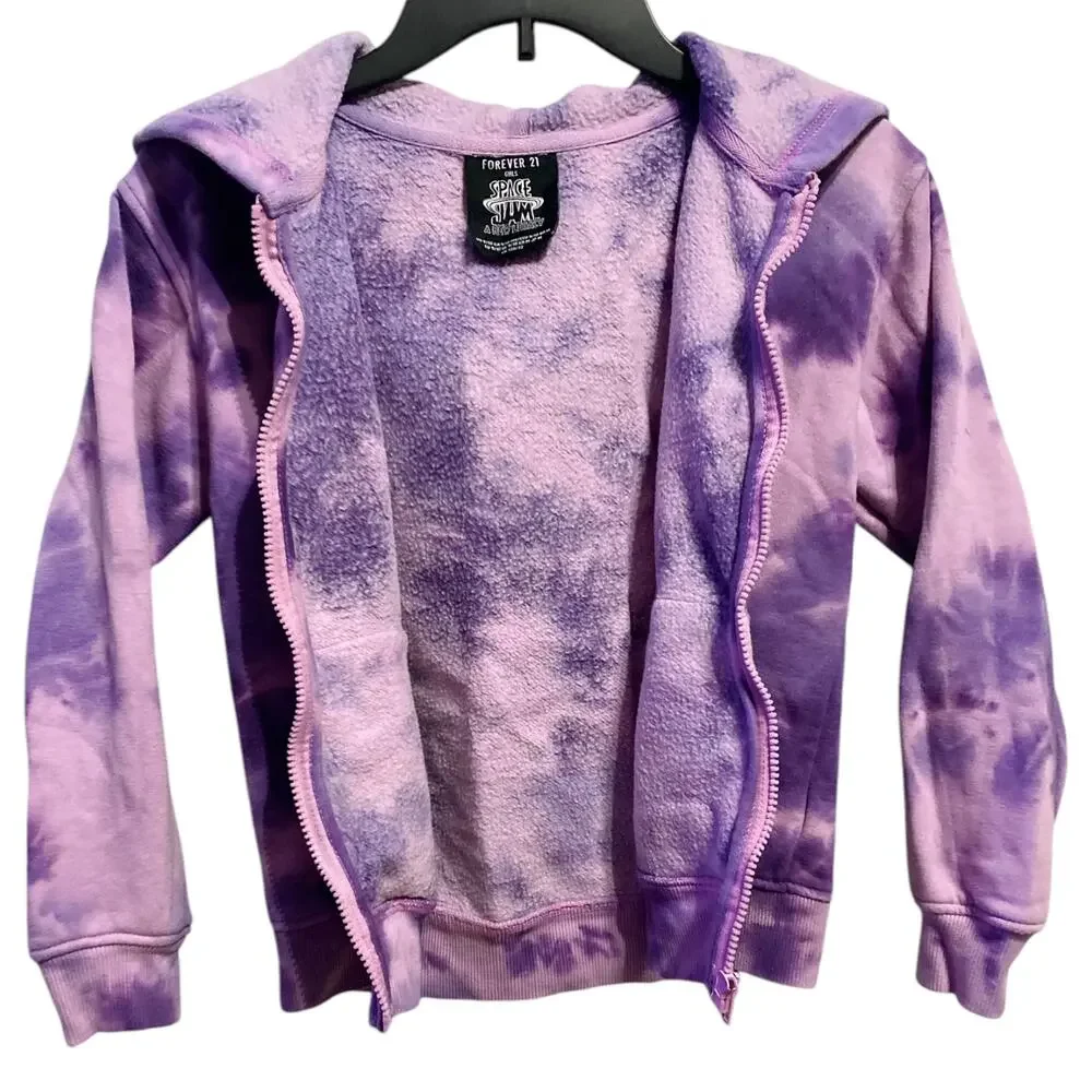 Space Jam Looney Tunes Tie Dye Kids Hoodie 9/10